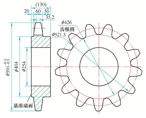 【兆恒機(jī)械】滲碳齒部有嚴(yán)重的貫穿型裂紋，何原因？